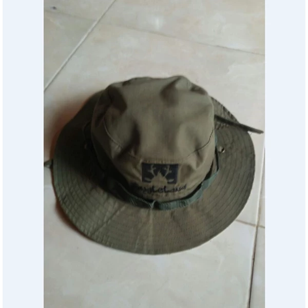 Green Chin Strap Jungle Hat